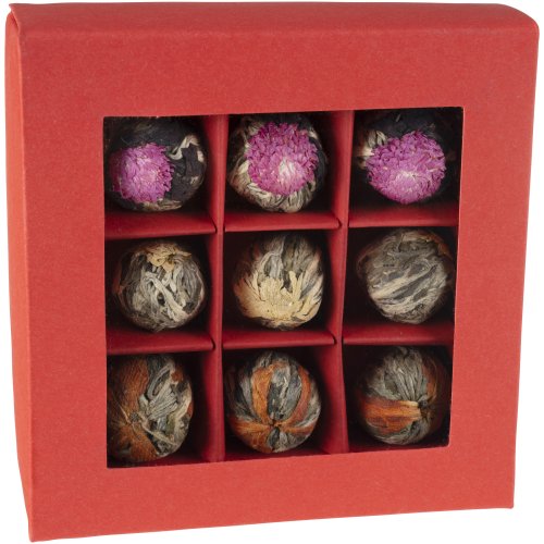 Kvitnúca krabička na čokoládu - červená. / ks.