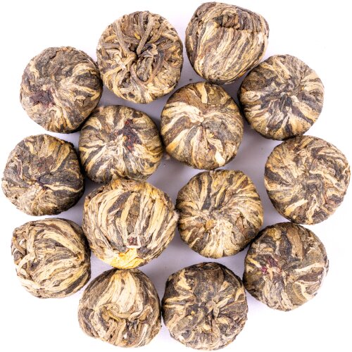 Košík s jazmínovou ružicou. / 3 ks.