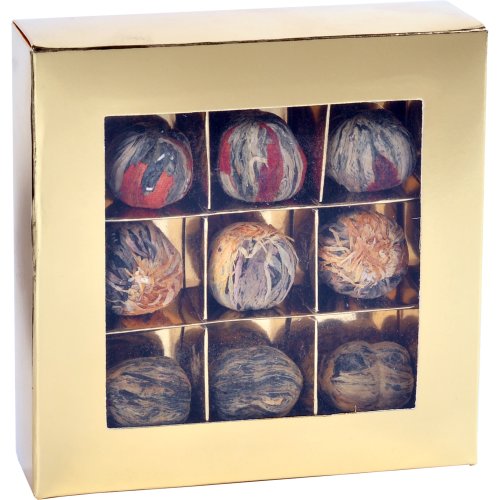 Krabička na rozkvitnutú čokoládu – zlatá. / ks.