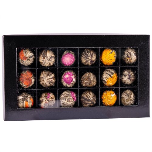 Krabička na rozkvitnutú čokoládu 18 ks - čierna. / ks.